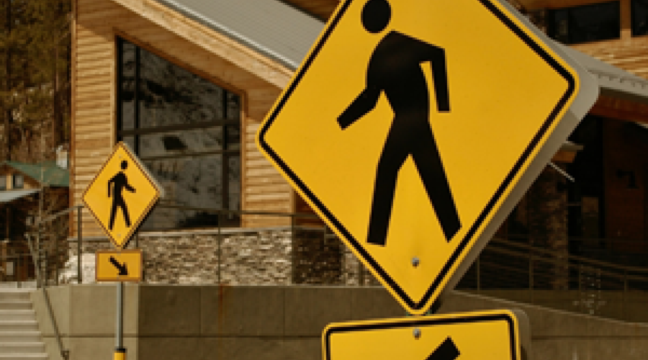 Crosswalk signs